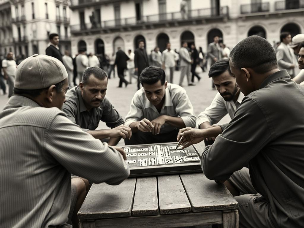 Dominoes and Diversions in Rio: A Spot of Chalk