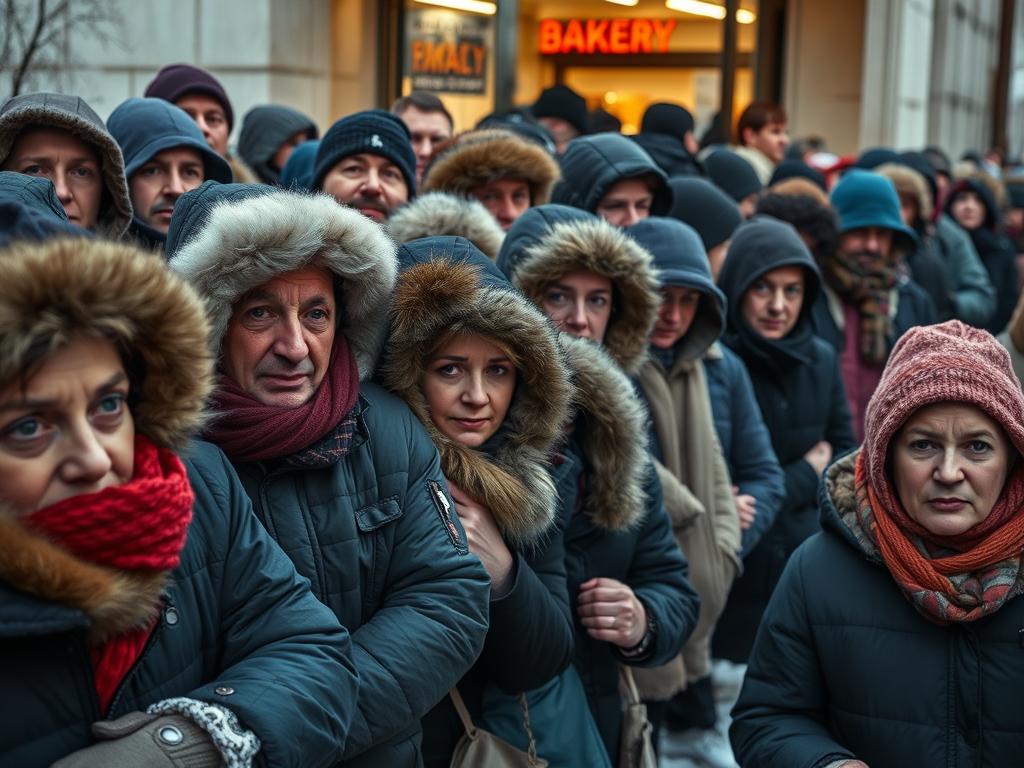 A Moscow Minute: Breadlines and Borrowed Hope in the Soviet Winter